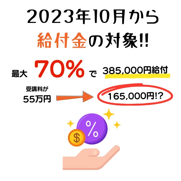 runteq（ランテック）が教育訓練給付金の対象講座に認定